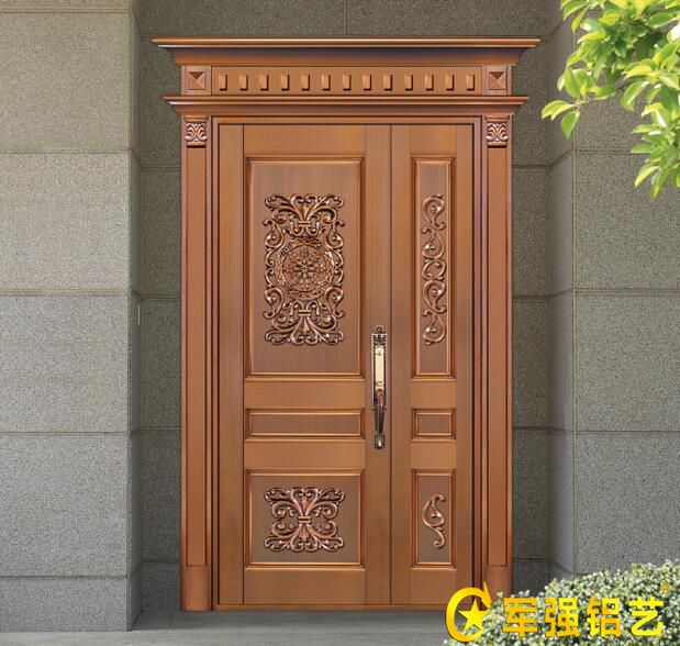 别墅純銅子母門